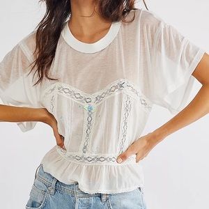 Free People Fall In Love Tee